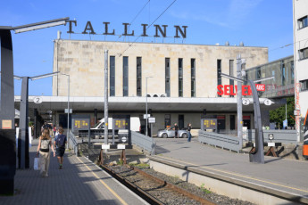 Balti jaam: The railway station in Tallinn - trains are fast, modern, comfortable, and reasonably priced.
