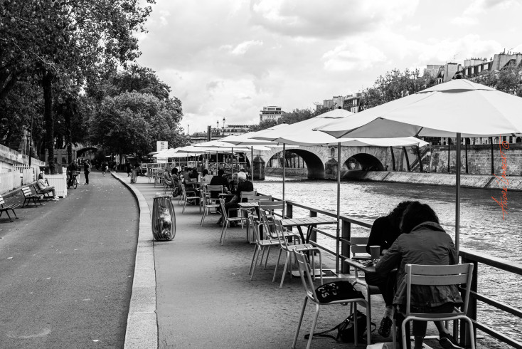 Parasols on the Seine