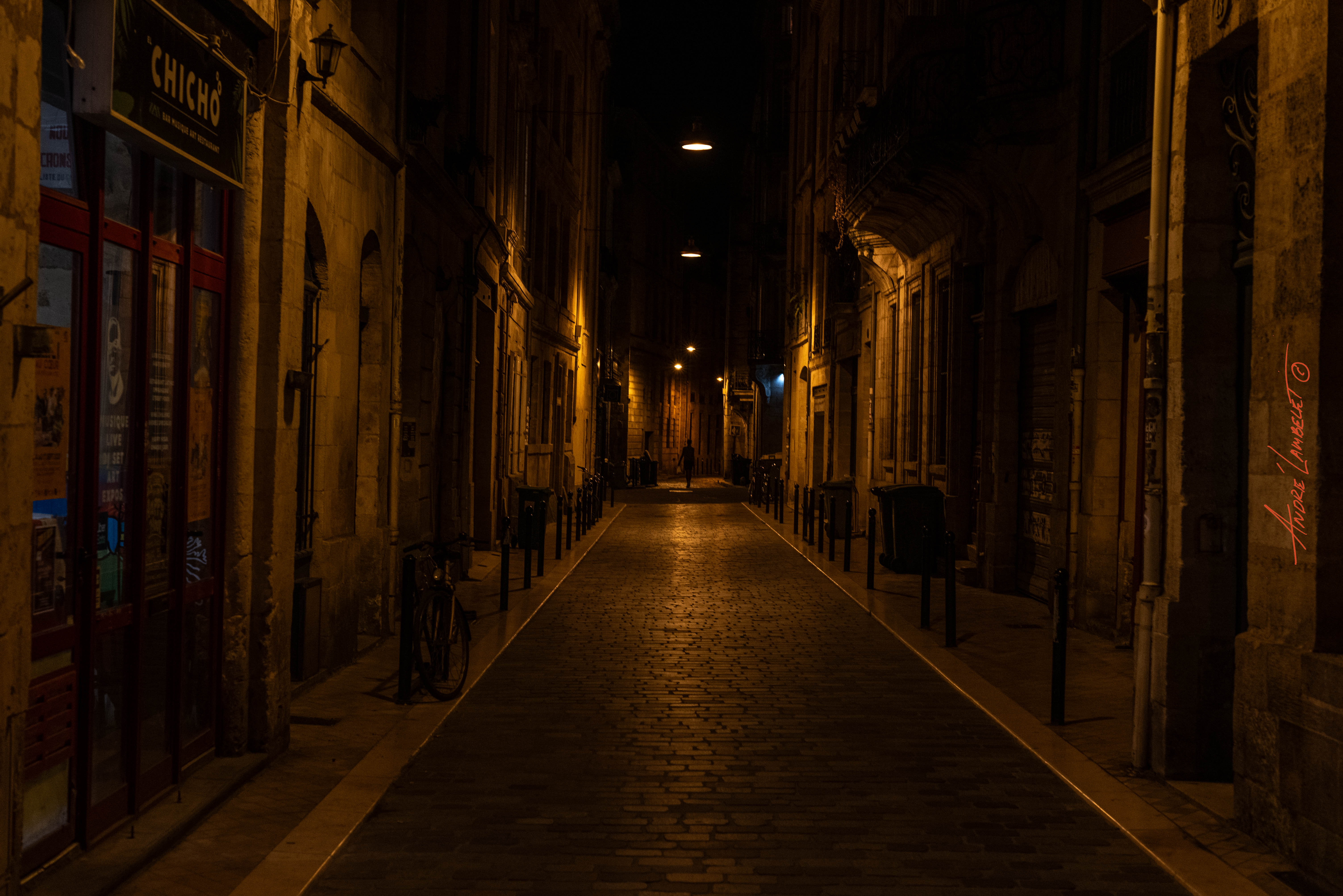 Alone at night